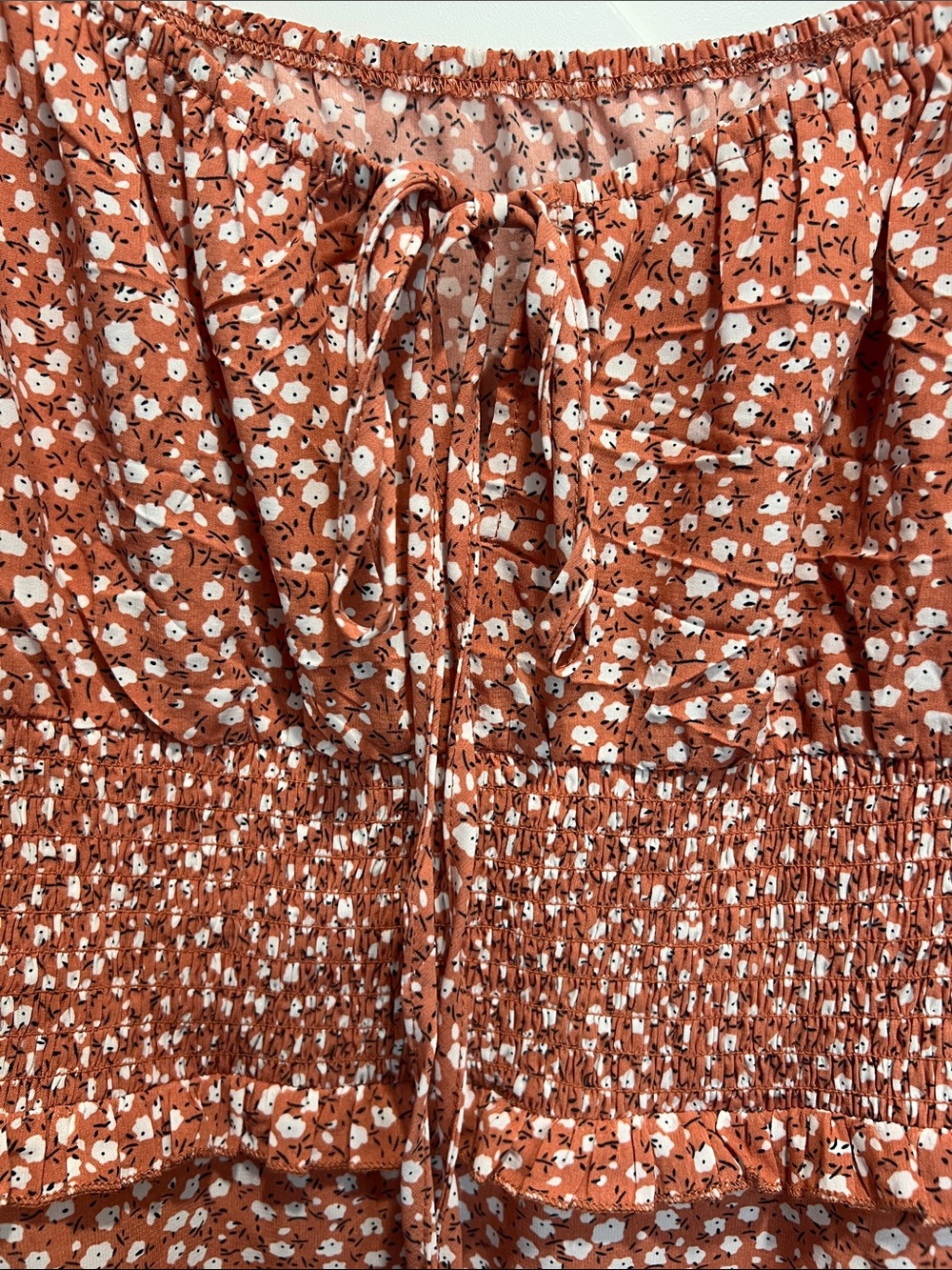 Amazon | Floral Mini Ruffle Dress - Picture 3 of 5